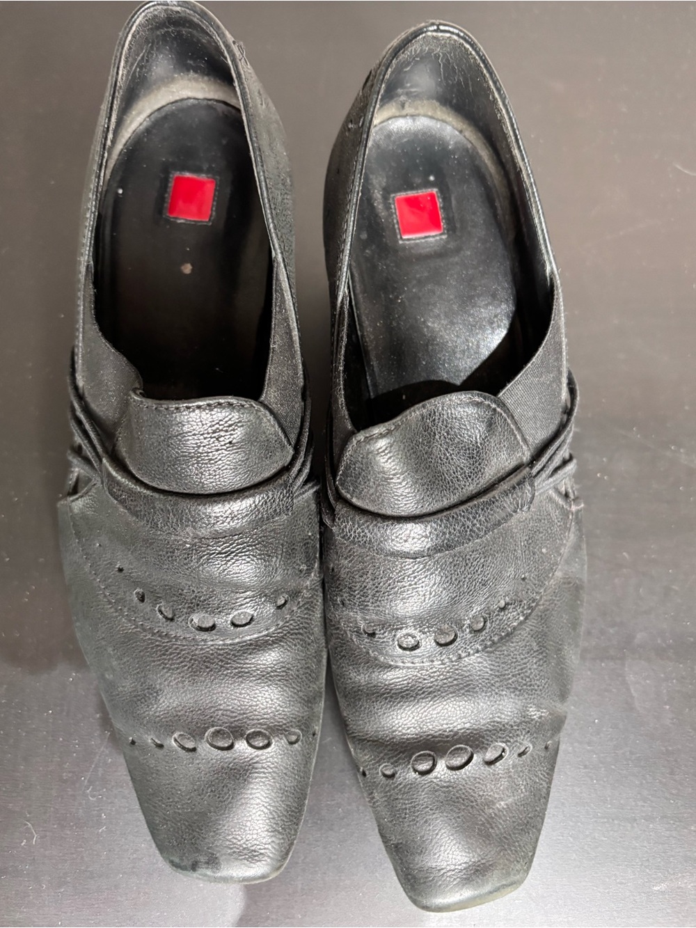 Hogl Leather Heels Booties Black Size 37 - Picture 9 of 14